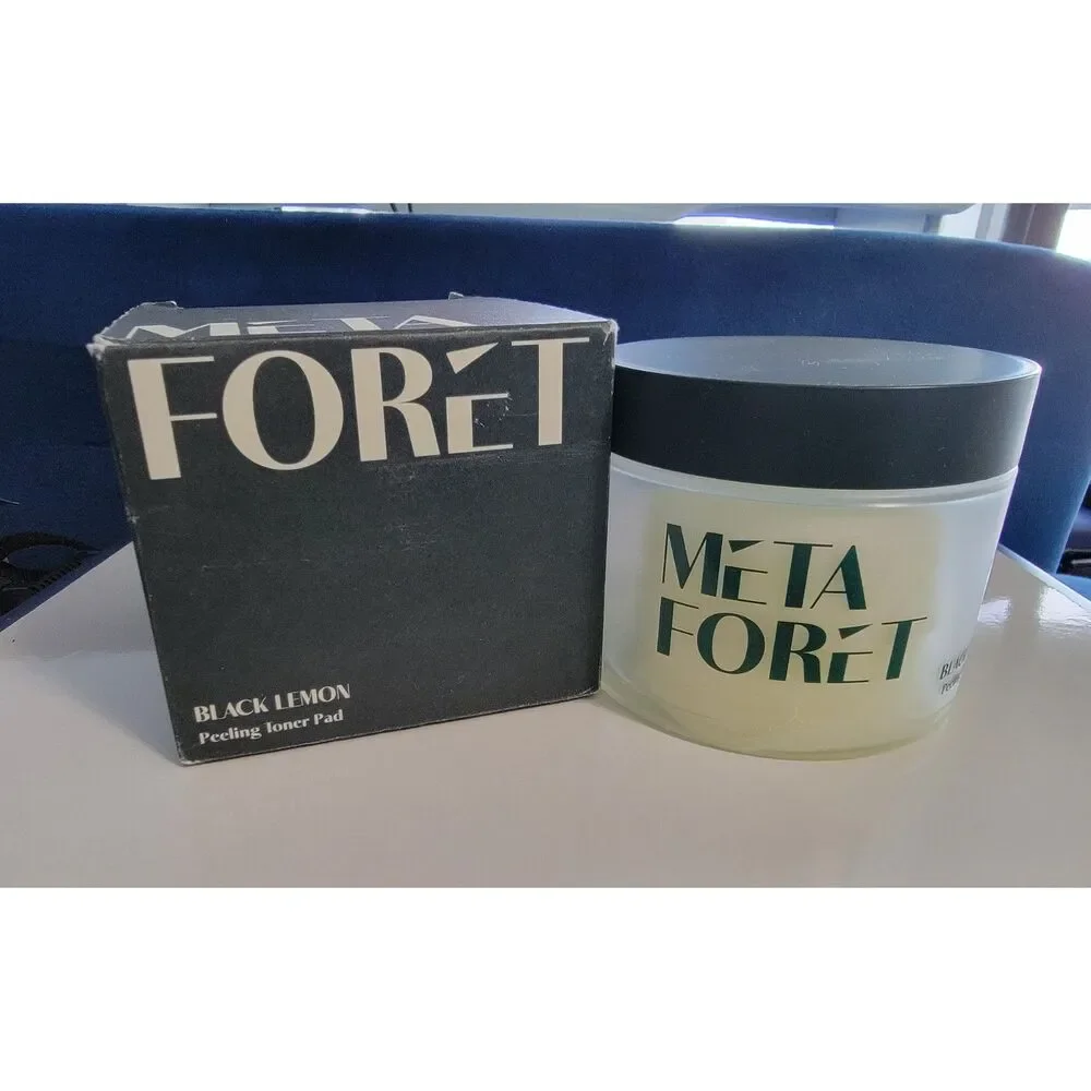 MetaForet Black Lemon Peeling Toner Pads NIB